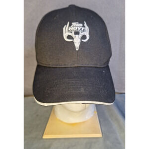 Team Hoyt Archery Deer Antlers Black Mens Baseball Hat/Cap Adjustable Strap